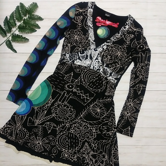 **SOLD**   Desigual dress large - Picture 3 of 5